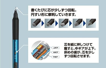 UNI Mitsubishi Kurutoga Mechanical Pencil KS 0.3mm Ice Blue M3KS1P.32
