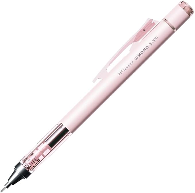 Tombow Pencil Mechanical Pencil 0.5mm MONO MONO Graph (Shake to advance lead) Neon White DPA-134A