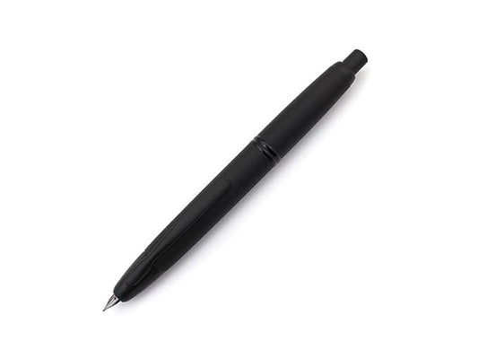 Pilot Vanishing Point Collection Retractable Fountain Pen, Matte Black Barrel, Blue Ink, Fine Nib (60580)