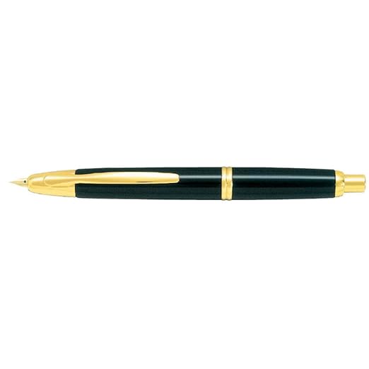 Pilot Fountain Pen Capless, B-Nib, Black Body (FC-15SR-B-B)