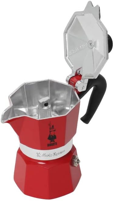 Bialetti 4941 Mocha Express 1 Cup Red