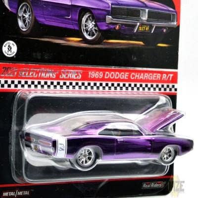 Hot Wheels 1:64 Scale Redline Club Selections - 1969 Dodge Charger R/T