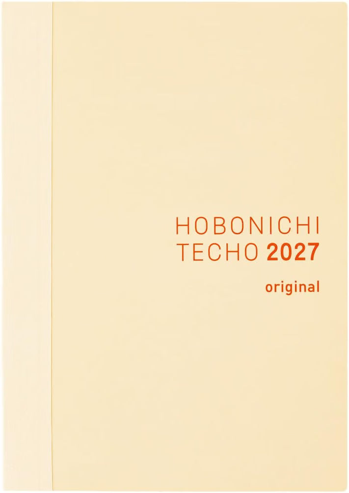 Hobonichi Notebook 2027 Original [A6 / 1 page per day / January / Starts on Sunday]