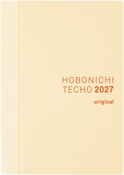 Hobonichi Notebook 2027 Original [A6 / 1 page per day / January / Starts on Sunday]