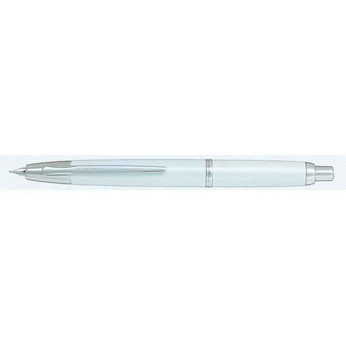 Pilot Fountain Pen Capless Decimo, Pearl White Body, F-Nib