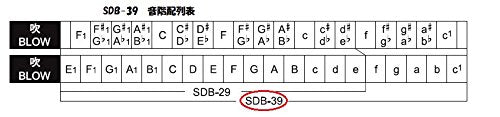 Suzuki SDB-39 Orchestral Double Bass 39-Hole Harmonica