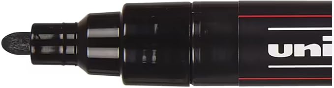 Uni Posca PC-5M Paint Markers Black/White 4 pieces