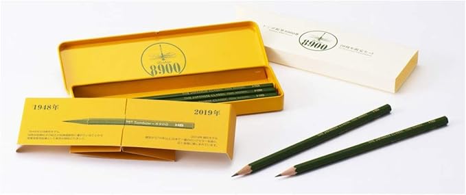 Tombow 70th Anniversary Limited 8900 Number Pencil Set of 6 (HB) 8900HBG70