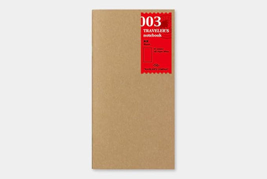 Traveler's Notebook Regular Size Refill [Plain] 14247006