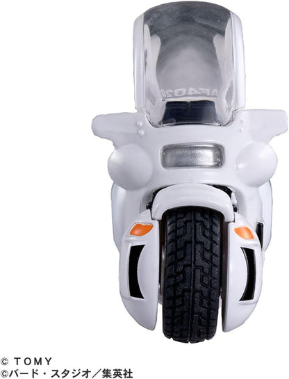 Takara Tomy Dream  x Dragon Ball Bulma's Capsule No.9 Bike Mini Car Toy, 3 Years and Up