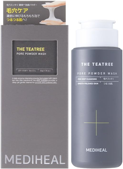 Mediheal Tea Tree Pour Powder Wash, 1.8 oz (50 g), The Teatree Pore Po ...