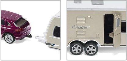 SIKU Porsche Macan SK2542 with Caravan