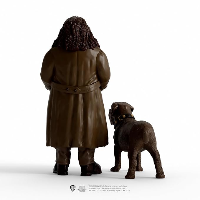 Schleich Wizarding World of Harry Potter 2-Piece Set with Hagrid & Fang Figurines for Kids Ages 6+