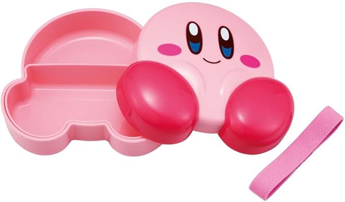 Skater LBD2-A Die-Cut Lunch Box, 11.8 fl oz (320 ml), 1-Tier Die-Cut, Kids' Bento Box, Kindergarten, Nursery, Kirby Starry