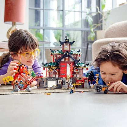 LEGO Ninjago Ninja Dojo Temple 71767 Building Kit (1,394 Pcs),Multicolor