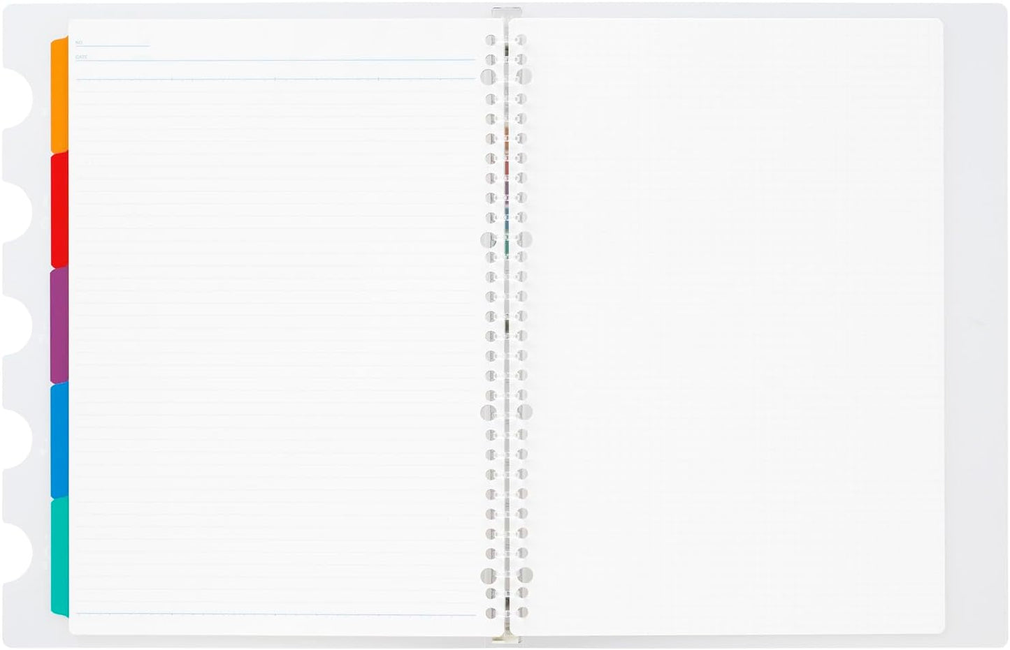 Maruman Loose Leaf Binder A4 Five Chart, 30 Holes, Clear F487