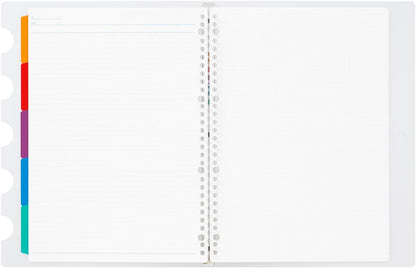 Maruman Loose Leaf Binder A4 Five Chart, 30 Holes, Clear F487