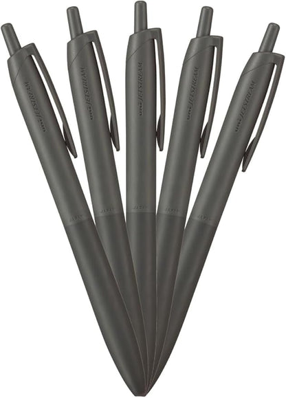 Uni JETSTREAM Pencil HSXNSL055P.24 Permanent Ballpoint Pen Jet Stream Light Touch Ink 5 Pack 0.5 Off Black