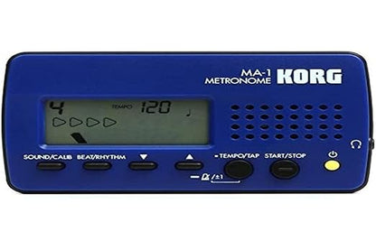Korg MA1BL Visual Beat Counting Metronome, Blue