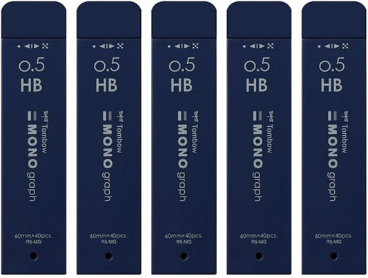 Tombow MONO Monogram MG 0.5mm HB Navy R5-MGHB42-5P