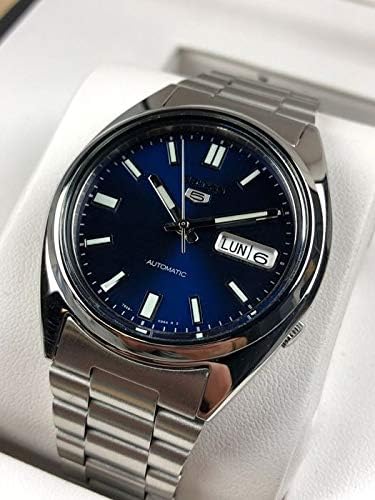 SEIKO 5 Mechanical (Synate) SNXS77K1 Navy Dial Men's Watch, Bracelet Type