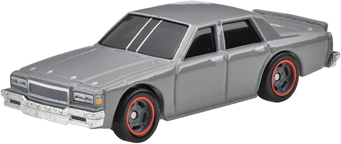 Hot Wheels Fast and Furious - 1987 Chevy Caprice Ride on Toy Minicar 3 Years Old Gray HRT98