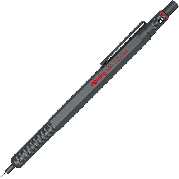 rOtring 2204409 600 Dark Stone 0.5mm Rottling Mechanical Pencils