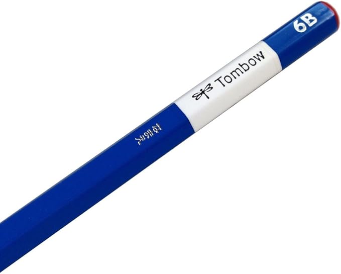 TOMBOW Pencil Mono Hard Pen For Writing 6B 1  KM-KKS6B
