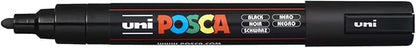Uni Posca PC-5M Paint Markers Black/White 4 pieces
