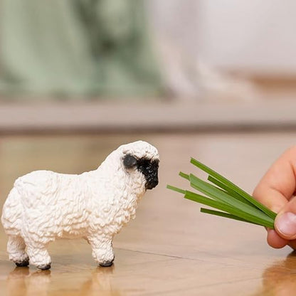 Schleich 13965 Walliser Black Nose Sheep, For Children From 3+ Years, Farm World Toy Figure