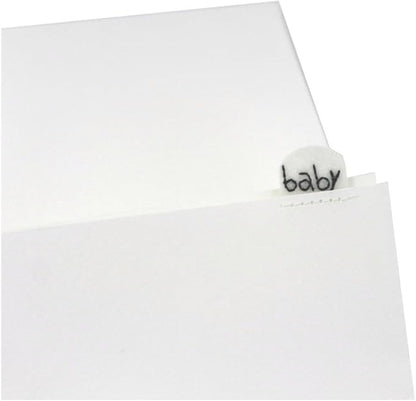 Midori 25086006 PC Gold Seal 086 Baby Shower Gift, White