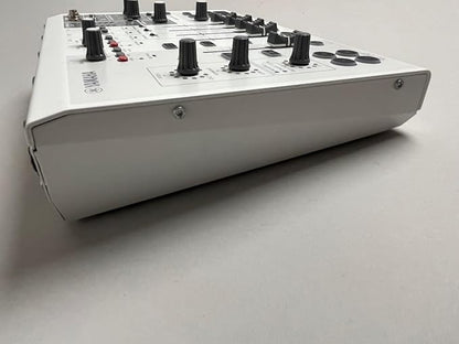 Yamaha AG08 W Live Streaming Mixer Live Streaming 8 Channels with Built-in Voice Changer, White