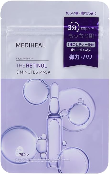 Mediheal The 3 Minute Mask (Retinol), 7 Sheets (3SET)