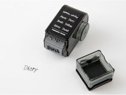 Midori 35588006 Rotating Stamp Dial Title Pattern