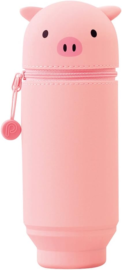 Lihit Lab A7714-10 Stand Pen Case BIG PuniLab Penguin