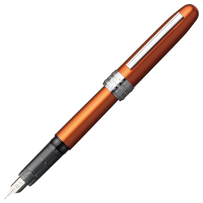 Platinum Fountain Pen, Plaisir Fine Nib, Nova-Orange (Pgb-1000 #25-F)