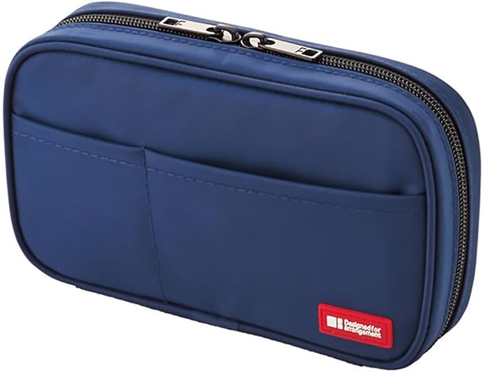 Lihit Lab  A7551-6 Pen Case, Book Type, Yellow Green