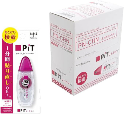 TOMBOW PiT Retry CN Glue Tape Cartridge (Refill for PN-CRN) 5 pcs PR-CRN-5P