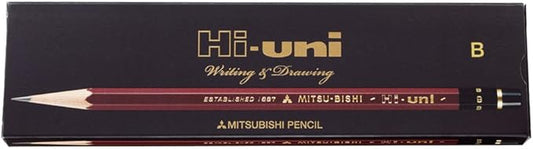 Uni Mitsubishi Pencil  Hi-Uni K B 1 Dozen Paper Box HUKB