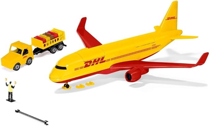 BorneLund SK1702 DHL Cargo Aircraft Set, Ages 3 and Up
