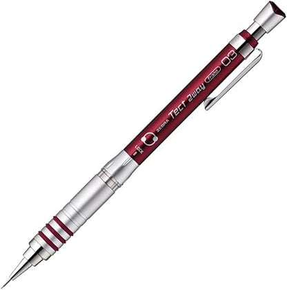 ZEBRA Mechanical Pencil, Tect 2 Way, 0.3mm, Silver Body (MAS41-S)