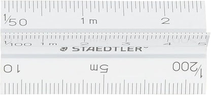 Stardtler Ruler Triangular Scale Aluminum Architecture 987 30-13