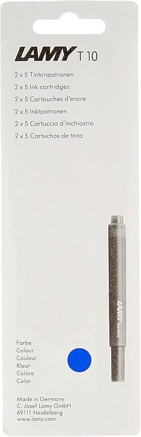Lamy Fountain Pen Ink Cartridges, 10 Pack