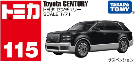 Takara Tomy Tomica No. 115 Toyota Century Mini Car Toy for Ages 3 and Up