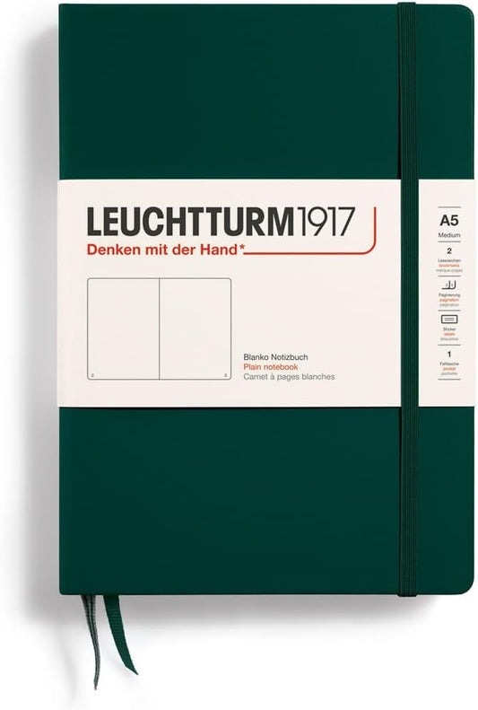 Leuchtturm1917 Notebooks Medium (A5) Forest Green Medium (A5) Solid 367254