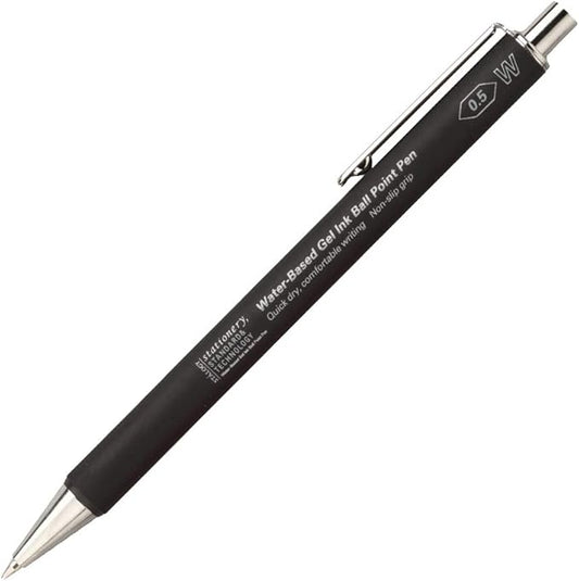 Nitoms S5210 STALOGY Ballpoint Pen, Gel Ink, 0.02 inches (0.5 mm), Black