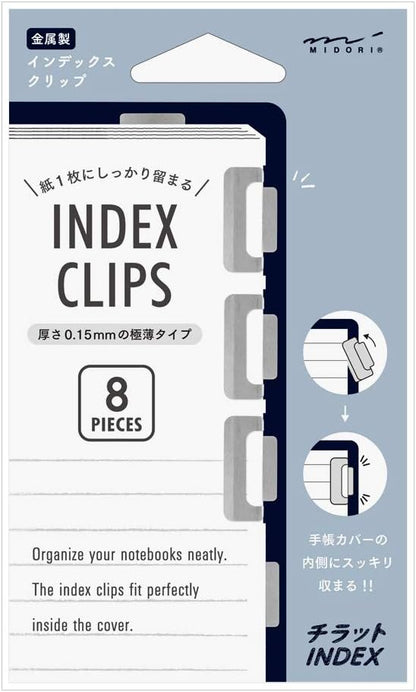Midori Clip Index Chilat Orange 43230006