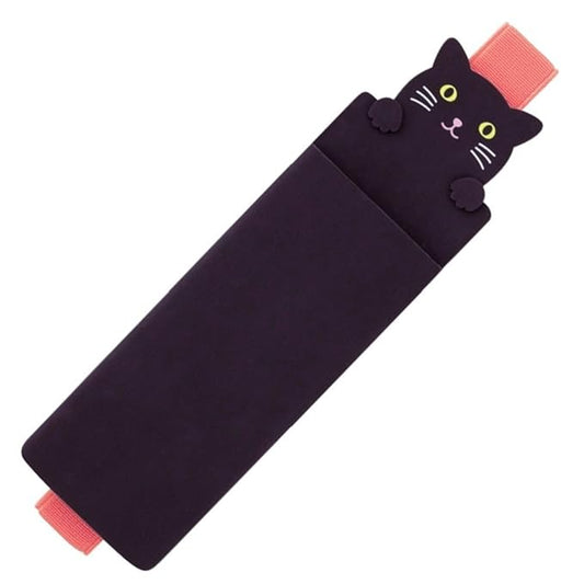 Lihit Lab Book Band Pen Case A7720-3 Kuroneko
