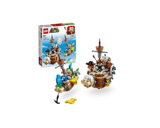 LEGO Super Mario 71427 Larry and Morton Flying Fortresses Expansion Set, Character Toy