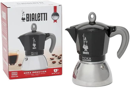 Bialetti Moka Induction 6 Cups Black 6936
